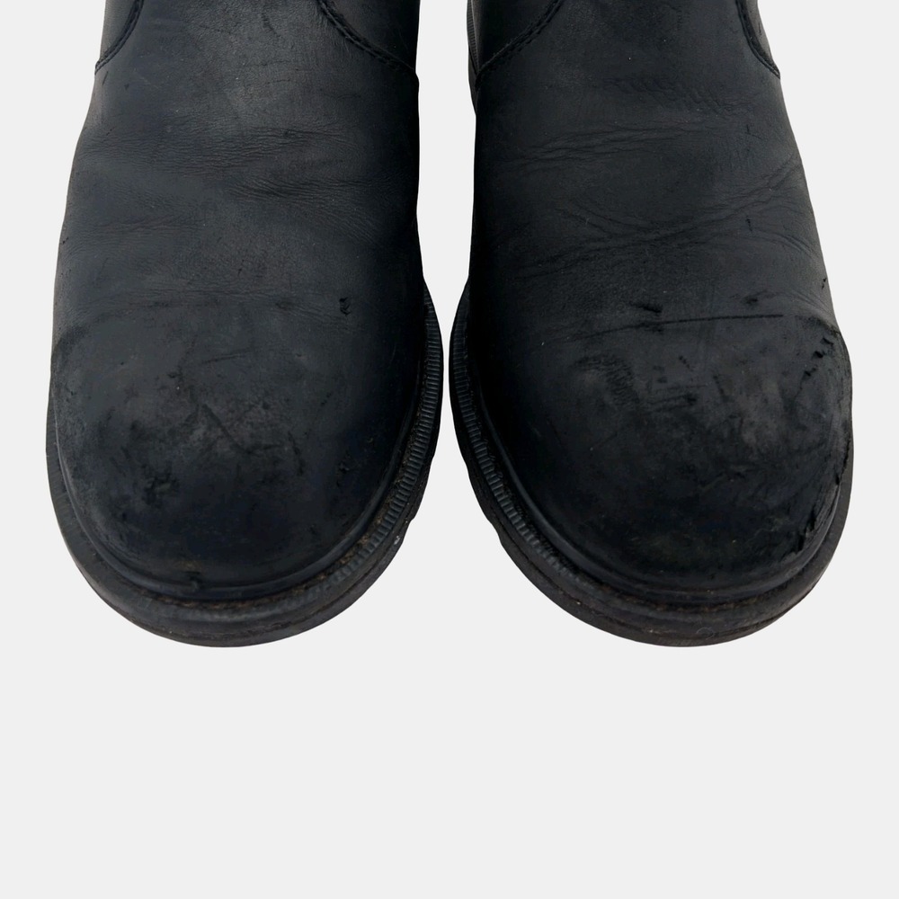 WORX By Red Wing Shoes Boots Mens 8.5 Wide Black Leather Chelsea Work Steel Toe - Picture 3 of 10